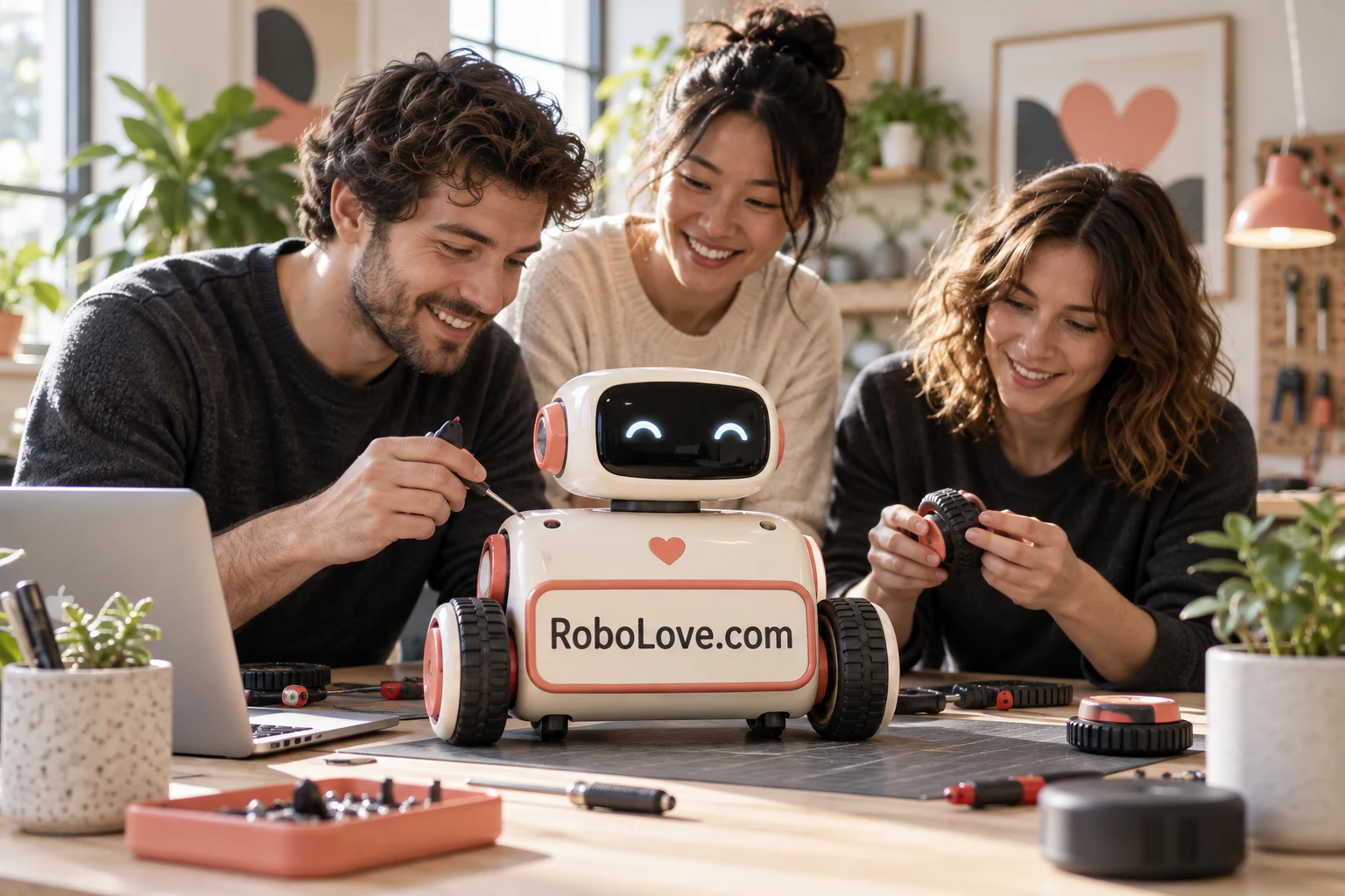 A home for creative robot builders — RoboLove.com concept