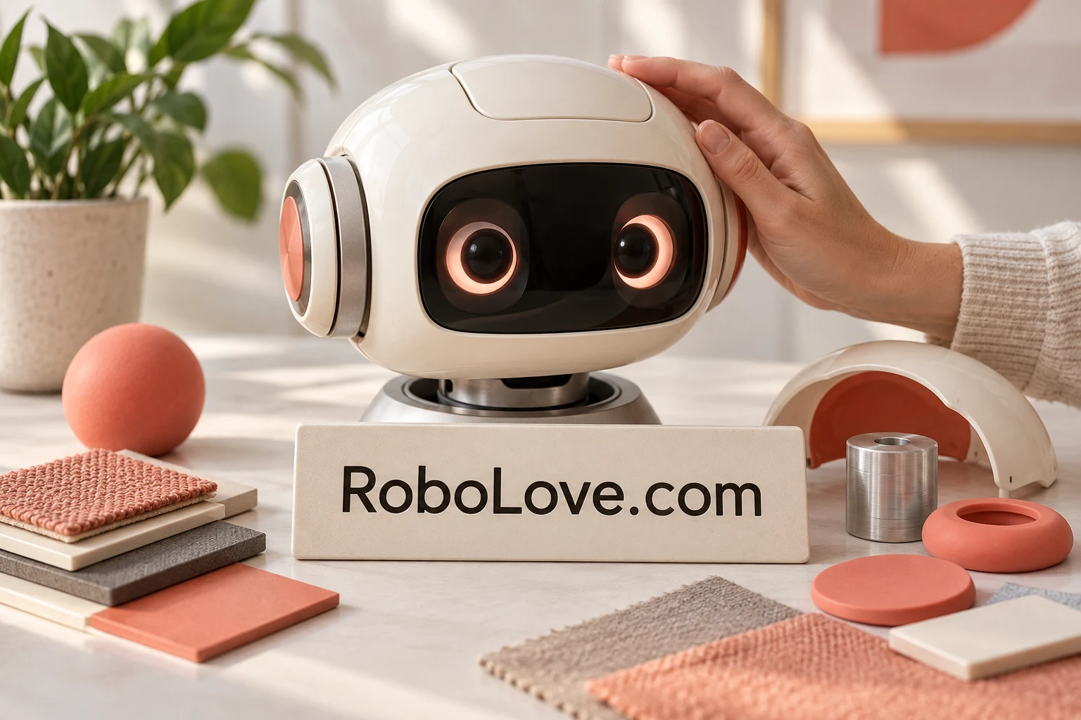 Tactile robotics design study bearing RoboLove.com